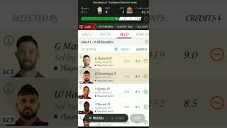 RCB vs KKR Dream11 Prediction, Royal Challengers Banglore vs Kolkata Knight Riders 36th IPL,RCBvsKOL