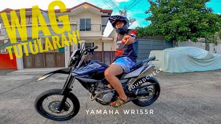 Yamaha WR155R MotoX Exhaust Install and Soundcheck