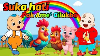 Kalau Kau suka hati tepuk tangan ❤️ Pok Ame Ame Cilukba - Ayam Berkokok - Lagu Anak Indonesia