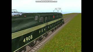 PRR GG1 vs BR class 74 Racing Trainz