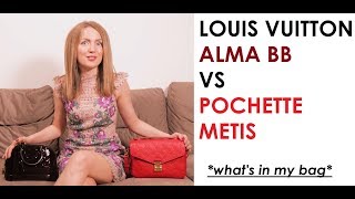 Louis Vuitton Pochette Metis vs Alma BB: which one to buy?