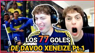 Los SETENTA Y SIETE GOLES de DAVOO XENEIZE en su 1RA ETAPA con BOCA | Clips davooxeneize