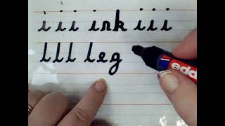 Handwriting i,l,t