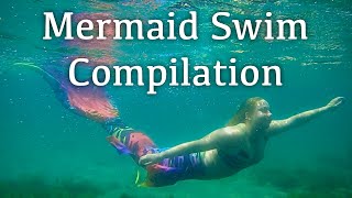 Mermaid Swim Compilation - Neverland Tails Fabric Tail