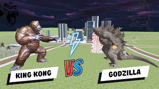 King Kong vs Godzilla Fight in Indian Bike Driving 3D