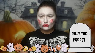 Billy The Puppet Halloween Makeup