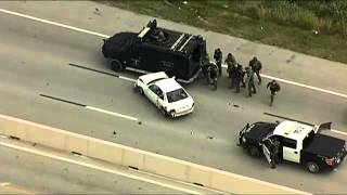 RAW VIDEO  End of Fort Worth police chase