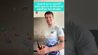 Sportif, mais t’as trop déconnépendant tes études 🏋️‍♂️📉