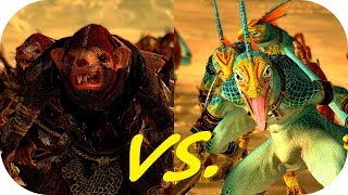 Total War: Warhammer II ♦ Fight Club ♦ Clanrats (Shields) vs. Skink Cohort