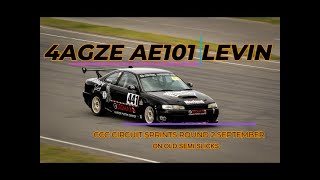 4AGZE AE101 LEVIN CCC CIRUIT SPINTS ROUND 2 RUN 2 SEPTEMBER