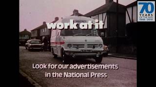 1970s ambulance recruitment advert