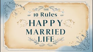 10 rules of Happy Married Life