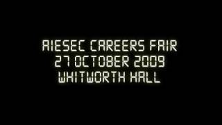 AIESEC Manchester careers fair promo