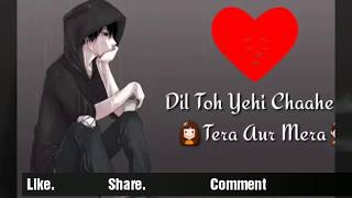 ISHQ ADHURA LOVE STATUS👨👩 loverboy