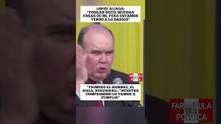 lopez Aliaga "nuestro compromiso lo vamos a cumplir, comida, agua, seguridad"