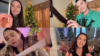 ASMR 2022 Christmas Compilation | Hair, Makeup, Nail, Lashes, Measuring, & More! (realistic sounds)