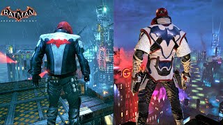 Gotham Vs Arkham Red hood - Stealth & Combat Gameplay