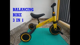 UNBOXING HAPPY BABY BALANCING BIKE 3 IN 1 | Part 01