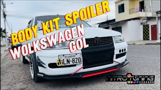 Wolkswagen gol con body kit spoiler universal