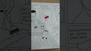 Menggambar Komik Tema Pendidikan Di Buku Gambar A3 #darwisart #menggambar #menggambarkomik