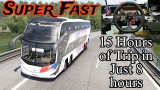 Euro Truck Simulator 2 - Double Decker Transporting Passenger Super Fast!