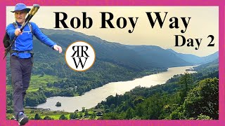 Rob Roy Way - Day 2 - Callander - Balquhidder - Peat Diesel - Transit Van Thru Hiking Trail Scotland