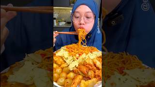 Mukbang mie jebew pedesss nampol #shorts