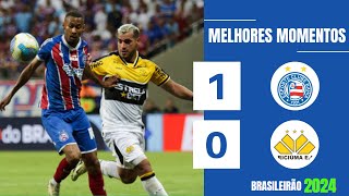 BAHIA 1 X 0 CRICIÚMA | GOLS E MELHORES MOMENTOS | 28ª RODADA BRASILEIRÃO 2024