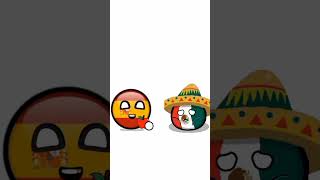 Spain betrayed Mexico||#countryballs #viral