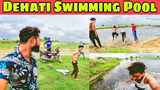 देहाती स्विमिंग पूल | Full Mastti Vlog | बेहगुल नदी । Bareilly #nadi #river #vlogs @TajeemKhanVlog