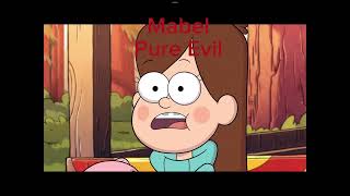 Gravity Falls characters that are Good,Broken or Pure Evil