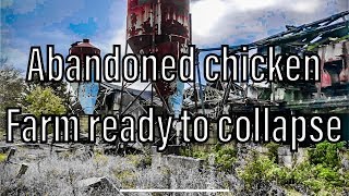 Abandoned chicken farm collapsing