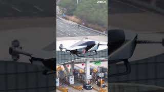 "Mind-Blowing X2 Flying Car Soars Above Highway"