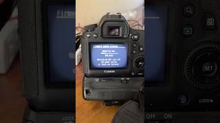 Canon 6D Firmware Update #firmware #canon #shorts