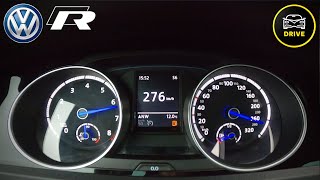 Volkswagen Golf MK7 R (380HP) Acceleration 0-276 km/h