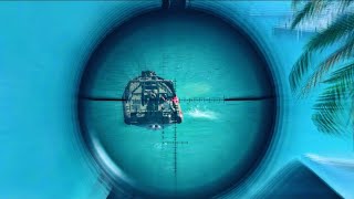 You are not getting away with that Boat... Modern Warfare 2 Sniping Ground War Gameplay