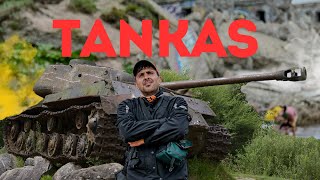 Tankas vaiduoklis Žemaitijoje | Salantų tanko IS-2 viduje