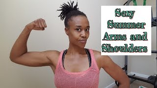 7 Moves for Sexy Arms && Shoulders | Upper Body Workout | GatHouse Fitness [70]