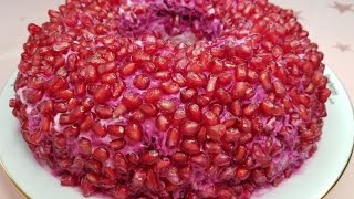 Салат "Гранатовый браслет"/Salad "Pomegranate's bracelet"