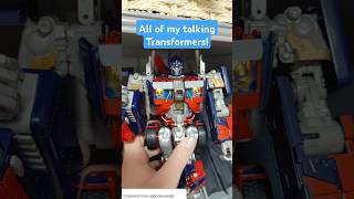 Talk #transformers #actionfigures #shorts #optimusprime #megatron #toys #fyp #collection #collector