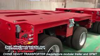 Chinaheavytransporter factory of Modular Trailer, THPSL, SPMT, Self Propelled Modular Transporter