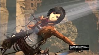 [PS4] 進撃の巨人 壁外調査モード 防壁外周調査 Gameplay