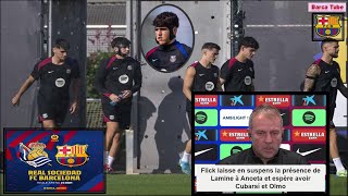 ماذا قال هانزي فليك عن جاهزية ثلاثي برشلونة أولمو، كوبارسي و لمين يامال⚽️FC Barcelona