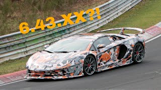 How could the Lamborghini Aventador SVJ be faster than 6.44.97 on the Nurburgring(6.43.XX)