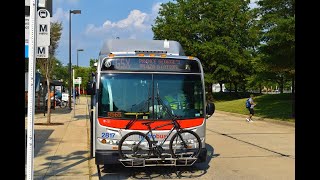 WMATA Metrobus  Ride Aboard 2007 New Flyer C40LFR 🔷️CNG🔷️ #2817 on Route GSX