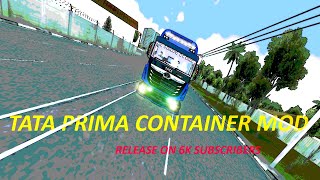 TATA PRIMA CONTAINER//BUSSID TRUCK MOD//#bussid #trending #tata #tataprima #ets2