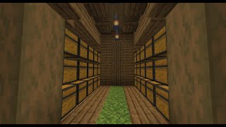 How to Make a Starter Storage Room in Minecraft!