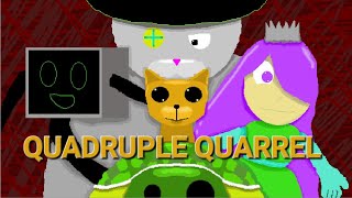 QUADRUPLE QUARREL // Simba Studios Friday Night Funkin (pixel animation)