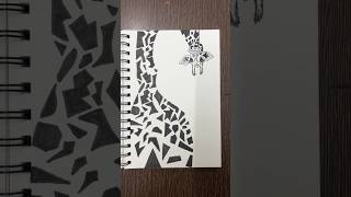 #48 Doodle a B/w Giraffe with me!! #zendoodle #giraffe #doodleart #art