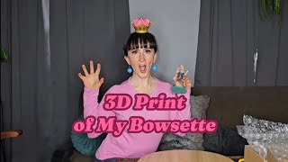 3D Print of My Bowsette Cosplay